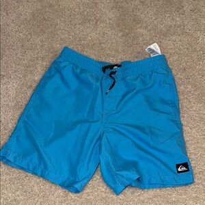 Quiksilver Bright Blue Swim Trunks for Kids